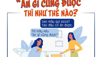 "Ăn gì cũng được" thì như thế nào?