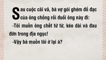 Tôi muốn ông chết từ từ, kéo dài và đau đớn