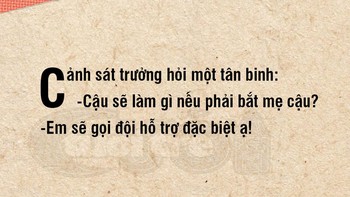 Cảnh sát sẽ làm gì nếu phải bắt mẹ?