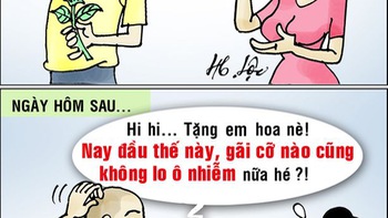 Nên cấm gãi đầu để không khí trong lành