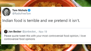 Giáo sư Mỹ hứng ‘bão gạch đá’ khi ‘dám’ chê đồ ăn Ấn Độ ‘kinh khủng’ trên Twitter