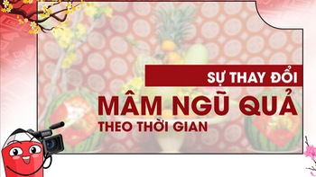 Sự thay đổi của mâm ngũ quả ngày Tết theo thời gian