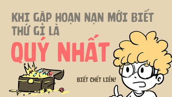 Đố con trai biết thứ gì quý nhất trên trái đất, vào lúc này đây?