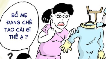 Bố mẹ đang chế tạo cái gì thế ạ?