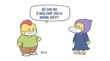 Bố con nó nghỉ dịch ở nhà làm gì bí mật lắm