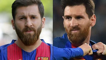 Đưa tin về 'Messi thật', đài truyền hình Pháp lấy ảnh... 'Messi giả'