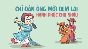 Chỉ có đàn ông mới đem lại hạnh phúc cho nhau