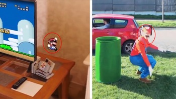 Chàng trai đem nhân vật Mario huyền thoại ra đời thật
