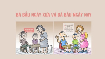 Bà bầu qua các thời kỳ: Ngày xưa bầu đến thì lo...