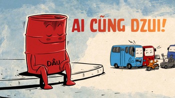 Ai cũng dzui và có người được lây dzui