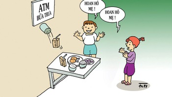 Ở nhà em cũng có một cây ATM