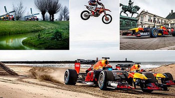 Video Tay đua lấy xe F1 chạy khắp Hà Lan quảng bá hình ảnh đẹp mộng mơ
