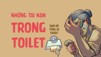 Những tai nạn hi hữu trong toilet - Có thể bạn đã từng gặp