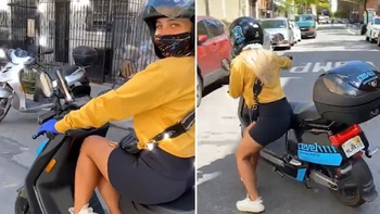 Cô gái gặp nạn vì vừa chạy xe máy vừa tạo dáng