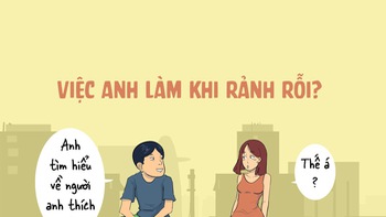 Mỗi khi đi làm về anh thường làm gì?