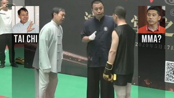 Võ sư 'kim cương bất hoại' Trung Quốc bị võ sĩ MMA đấm cho thở ôxy