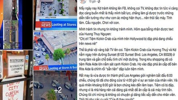 Sao Việt ở Mỹ: Nhà hàng MC Kỳ Duyên bị đột nhập, Ngọc Quyên lo cửa hiệu bị phá