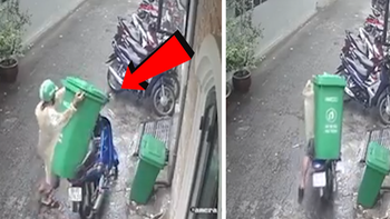 Tên trộm 'chê' xe máy ăn cắp thùng rác ở Sài Gòn