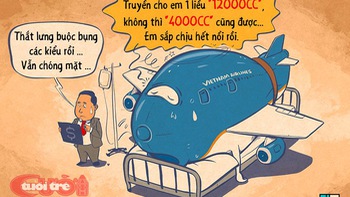 Vietnam Airlines 'nhập viện' do thiếu tiền