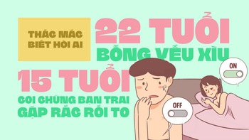 Thắc mắc biết hỏi ai: 22 tuổi, chuẩn bị 'chinh chiến' thì bỗng yếu xìu, vì sao nên nỗi?