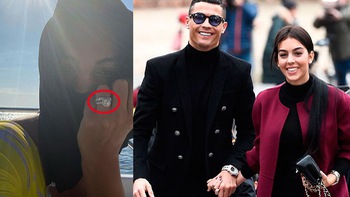 Bạn gái C.Ronaldo khoe nhẫn kim cương 'siêu to', úp mở chuyện đám cưới