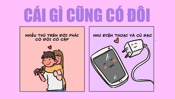 Cái gì cũng có đôi có cặp, trừ một thứ