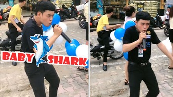 Chàng trai hát Baby Shark phiên bản tiếng Việt khiến người xem quên luôn cả bản gốc