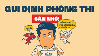 Ghi nhớ qui định khi vào phòng thi, nếu không công sức của bạn sẽ thành công cốc