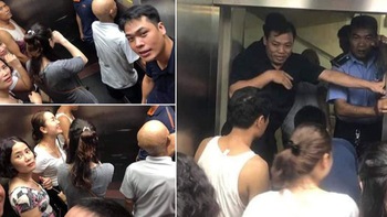 Cười xỉu với nhóm thanh niên bị kẹt trong thang máy nhưng vẫn selfie