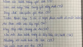 Bản 'tấu thư' của lớp trưởng bị bại lộ, ngỡ ngàng khi biết cả trời bí mật chẳng thể ngờ!