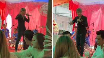 Nam ca sĩ khiến người nghe 'cười ngất' với bài hát 'gia truyền' trong tiệc cưới