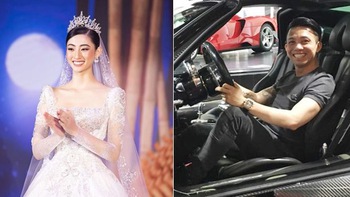 Minh 'Nhựa' chi 405 triệu mua váy cưới Hoa hậu Lương Thùy Linh gây quỹ Covid-19