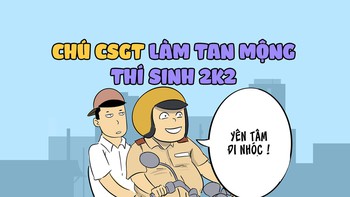 Chú CSGT làm tan giấc mơ khởi nghiệp của thí sinh 2K2