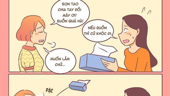 Cô gái bị bồ đá nhưng quyết không khóc