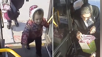 Tài xế xe buýt tặng quà tạm biệt các bé vì phải đổi tuyến