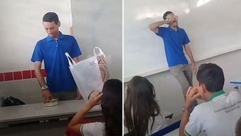Thầy giáo bật khóc khi nhận được món quà ý nghĩa từ học sinh