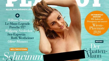 Người đẹp khiếm thị làng bơi chụp ảnh 'bán nude' cho tạp chí người lớn Playboy