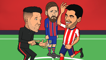 Luis Suarez và Diego Costa - song sát ‘vừa đá vừa cắn’ của Atletico Madrid