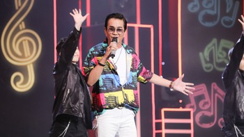 Lộ diện 'anh em song sinh' với Nguyễn Hưng, 62 tuổi nhảy đẹp hát sung ở 'Ca sĩ ẩn danh'