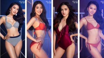 Thí sinh Hoa hậu Việt Nam 2020 đọ độ 'nóng' cùng bikini