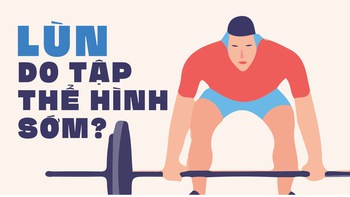 Lùn do tập thể hình sớm?