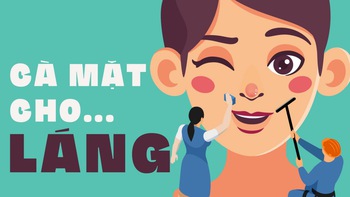 Cà mặt cho láng, được không?