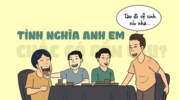 Tình nghĩa anh em khi tàn tiệc