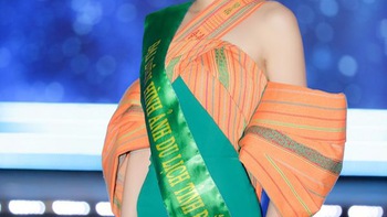 Hoa hậu Khánh Ngân rạng rỡ tại 'Lễ hội thổ cẩm' tìm kiếm Miss Tourism Việt Nam