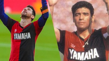FIFA phạt Barcelona vì Messi ăn mừng tri ân Maradona