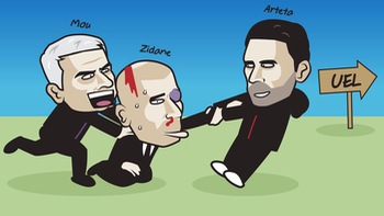 Mourinho háo hức chờ Zidane ở Europa League