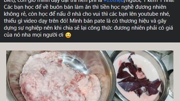 Pha Lê dạy làm pate Hải Phòng giá trăm triệu, hoảng chưa!