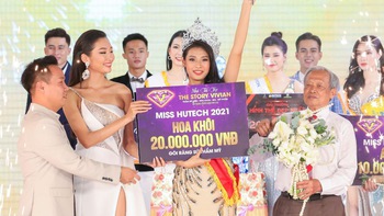 Mai Hiếu Ngân đăng quang Hoa khôi Miss HUTECH 2021