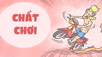 Chất chơi là phải đi xe có người đẩy