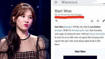 Đến lượt Hari Won bị Wikipedia 'cà khịa'